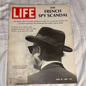 Vintage LIFE Magazine - The French Spy Scandal